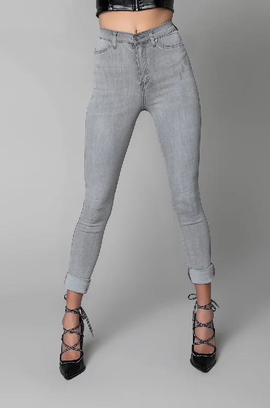 FLEX-FIT HIGH WAISTED SUPER STRETCHY SKINNY JEANS