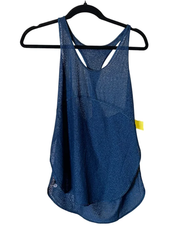 Athletic Tank Top By Lululemon In Blue, Size: M