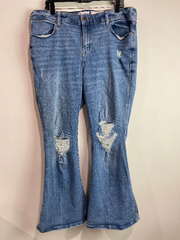 Jeans Boot Cut By Lane Bryant In Blue Denim, Size: 20