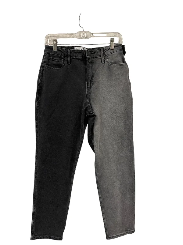 Jeans Boyfriend By Hollister In Black Denim, Size: 6