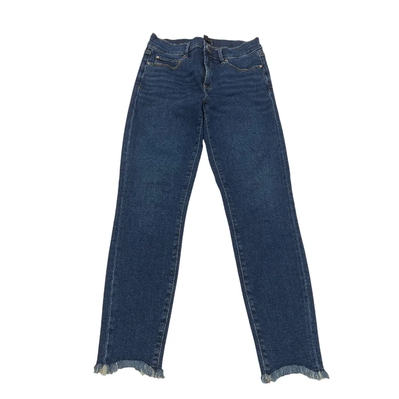 Jeans Skinny By Ann Taylor In Blue Denim, Size:2