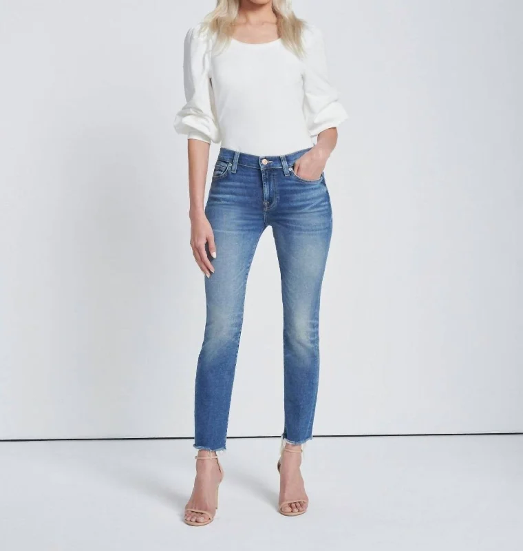 Luxe Vintage Roxanne Ankle Jean In Petunia