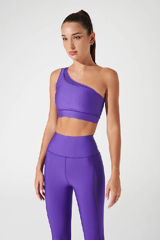 Clárita Off Shoulder - Royal Purple