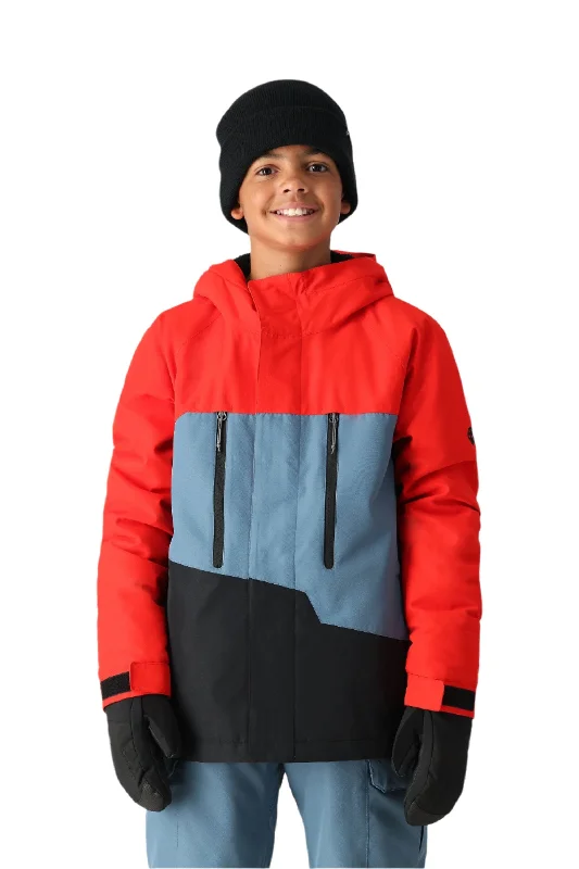 686 Youth Geo Insulated Snowboard Jacket Solar Colorblock 2025