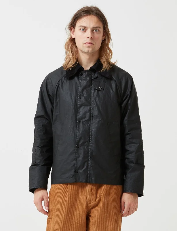 Barbour x Engineered Garments Graham Short Jacket (Wax) - Black