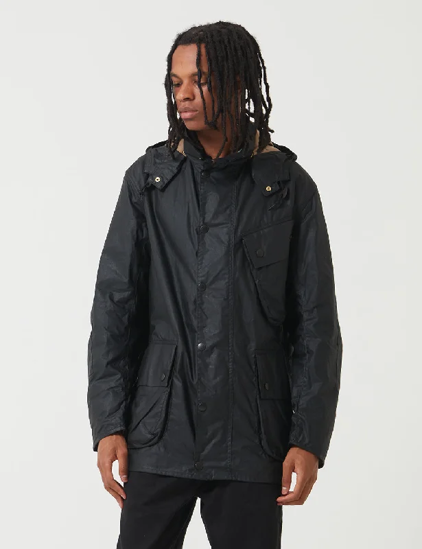 Barbour x Margaret Howell A7 Jacket (Wax) - Black