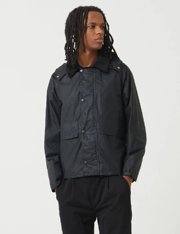 Barbour x Margaret Howell Spey Jacket (Wax) - Black