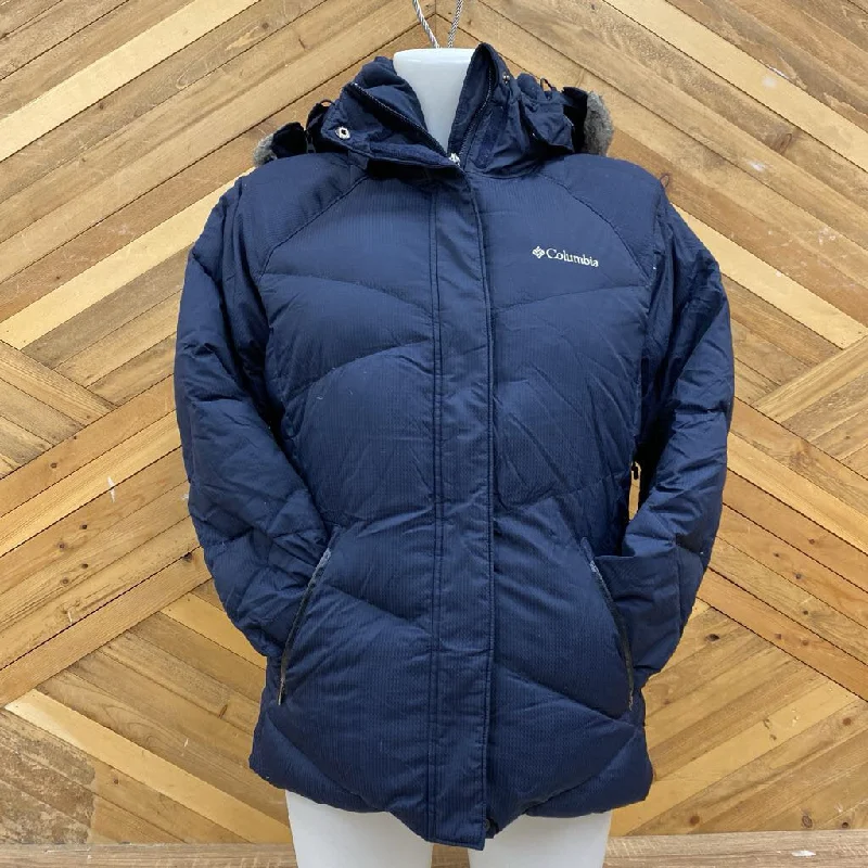 Columbia - Women's Omni-Heat Down Winter Jacket - MSRP comp $325: Navy-women-MD