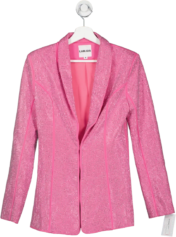 I.AM.GIA Pink Mariah Blazer UK S