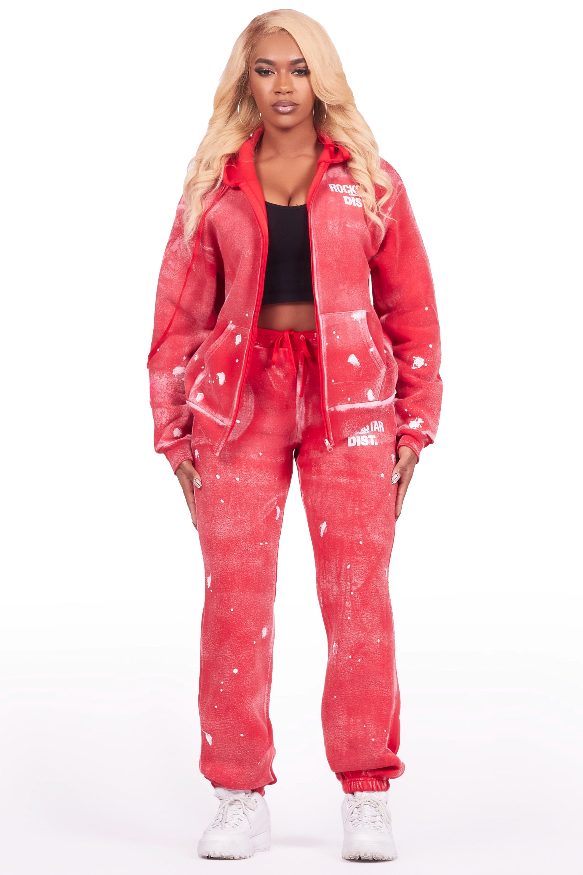 Alaiyah Red Oversized Trackset