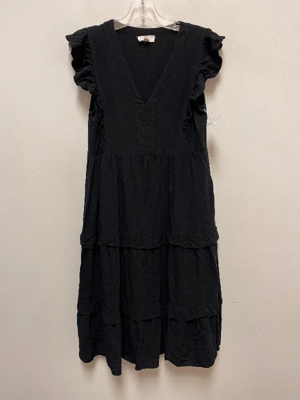 Dress Casual Midi By Entro In Black, Size: S