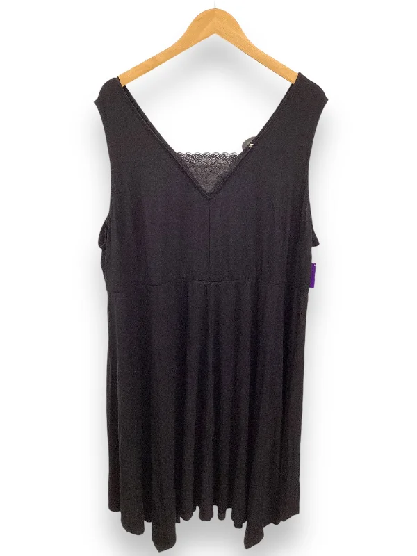 Dress Casual Midi By Lane Bryant In Black, Size: Xxl