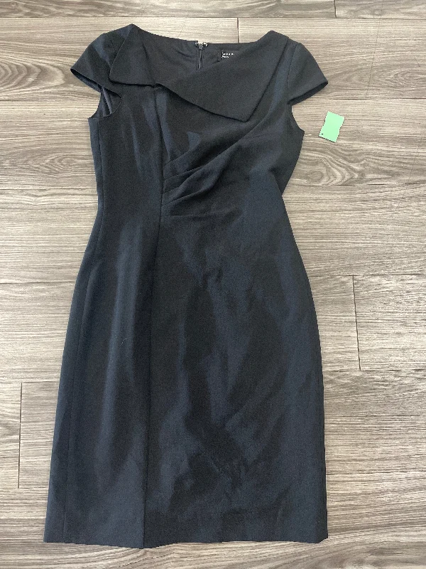 Dress Party Midi By Tahari By Arthur Levine In Black, Size: 4