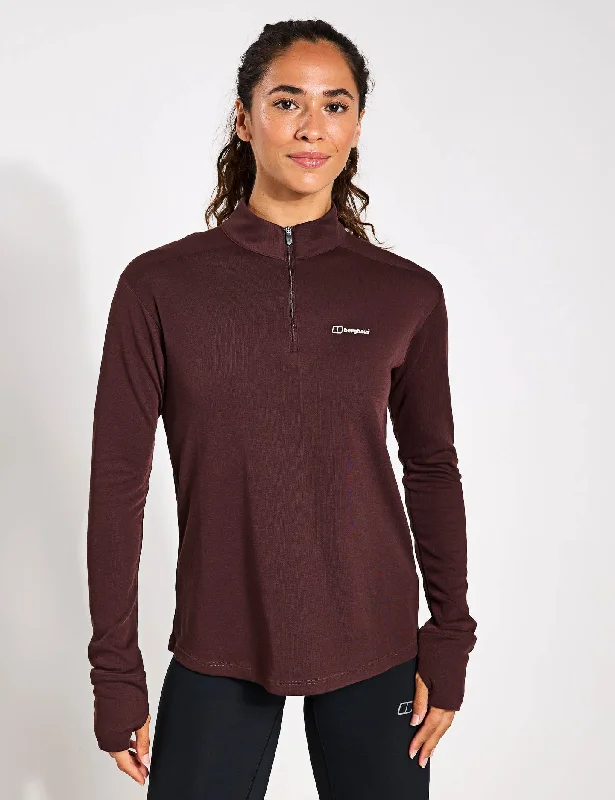 Ivyhill Half Zip - Cedar Brown