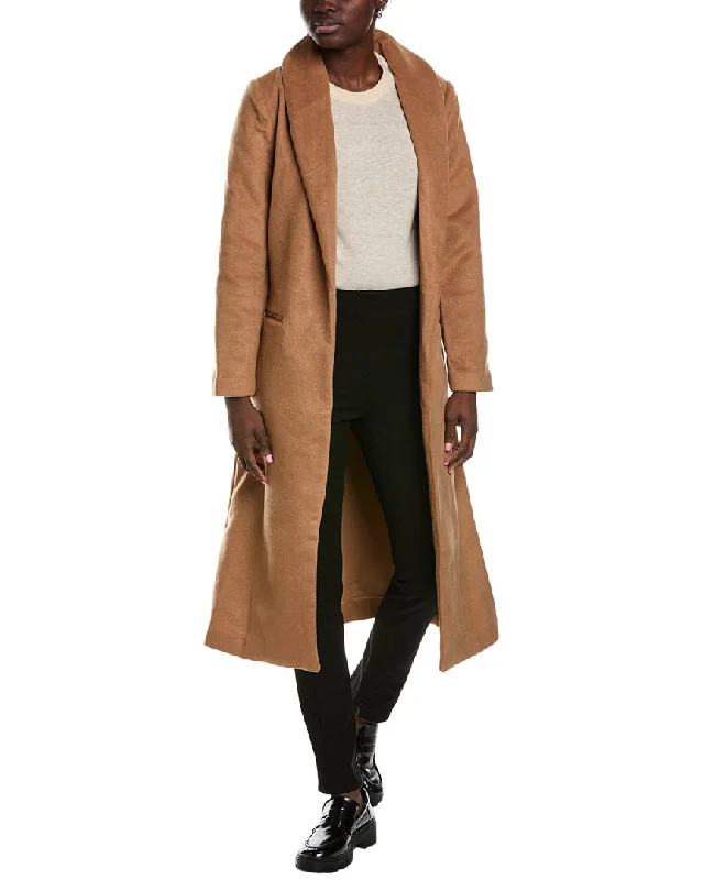 Femme Society Wool-Blend Coat