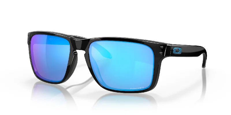 Holbrook XL Prizm Sapphire Lens with Polished Black Frame