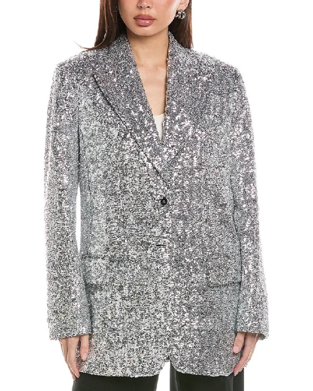 Michael Kors Collection Sequin Boyfriend Blazer