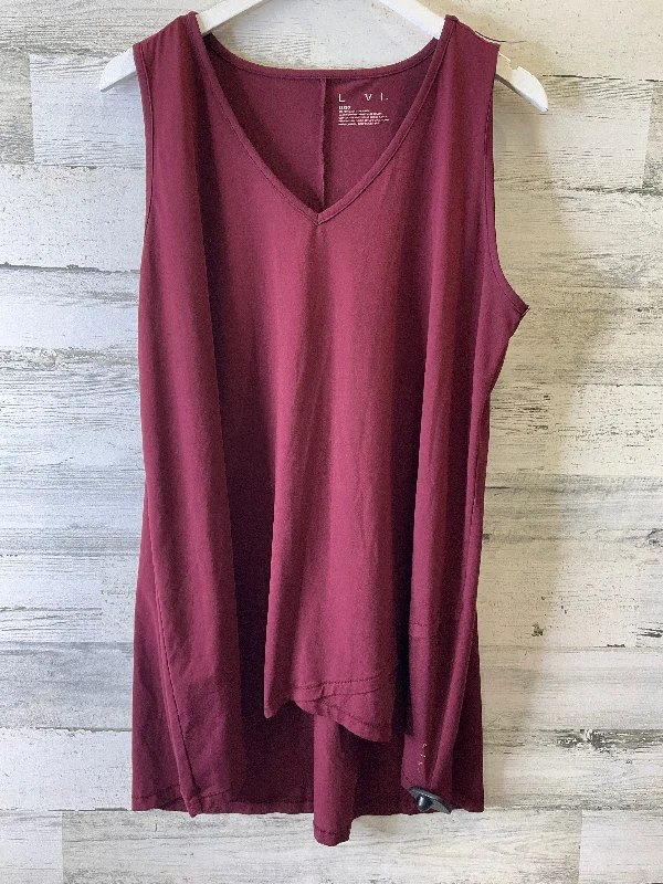 Red Athletic Tank Top Livi Active, Size 2x