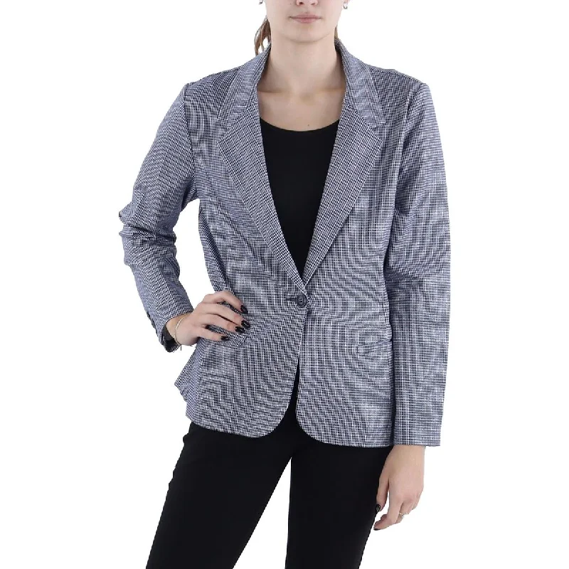 Womens Fitted Formal One-Button Blazer